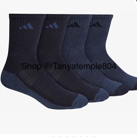 Adidas 4 Pair Performance High Quarter socks - Picture 1 of 6